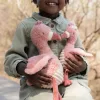 Little Dutch plüss flamingó 17 cm - Safari Friends, 0–2 év, Többszínű