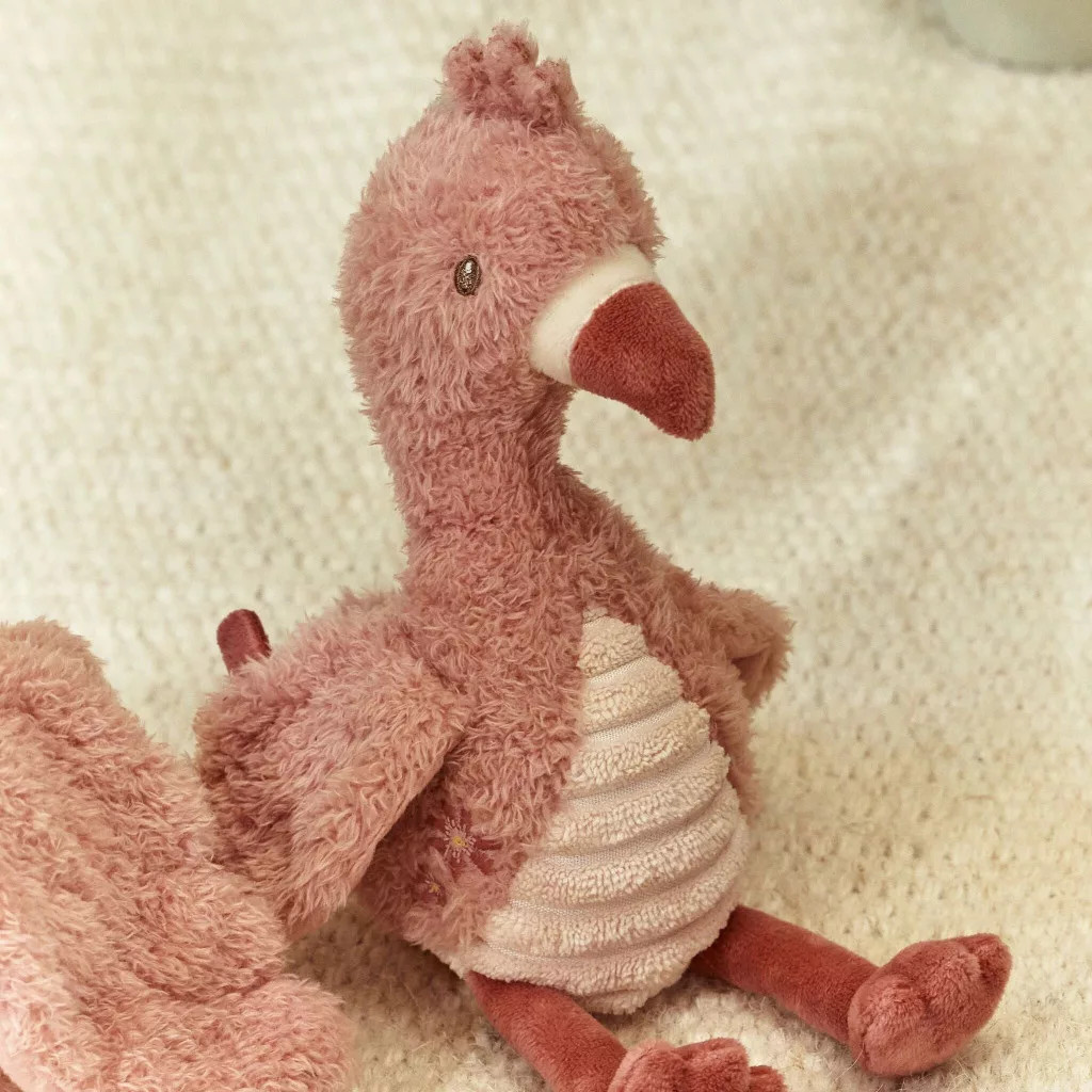 Little Dutch plüss flamingó 17 cm - Safari Friends – alternatív kép 5
