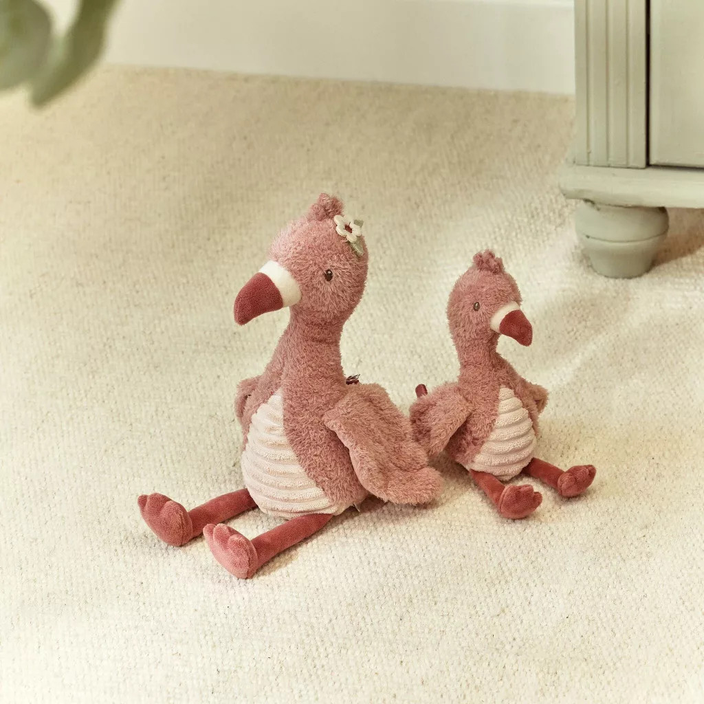 Little Dutch plüss flamingó 17 cm - Safari Friends – alternatív kép 6