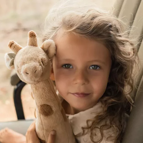 Little Dutch plüss zsiráf 42 cm - Safari Friends, 0–2 év, Többszínű
