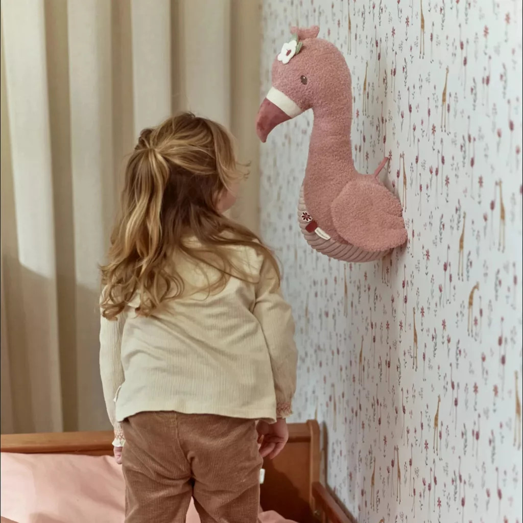 Little Dutch plüss flamingó faldekor - Safari Friends – alternatív kép 4