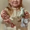 Little Dutch kulcstartó elefánt - Safari Friends, 3–5 év, Többszínű
