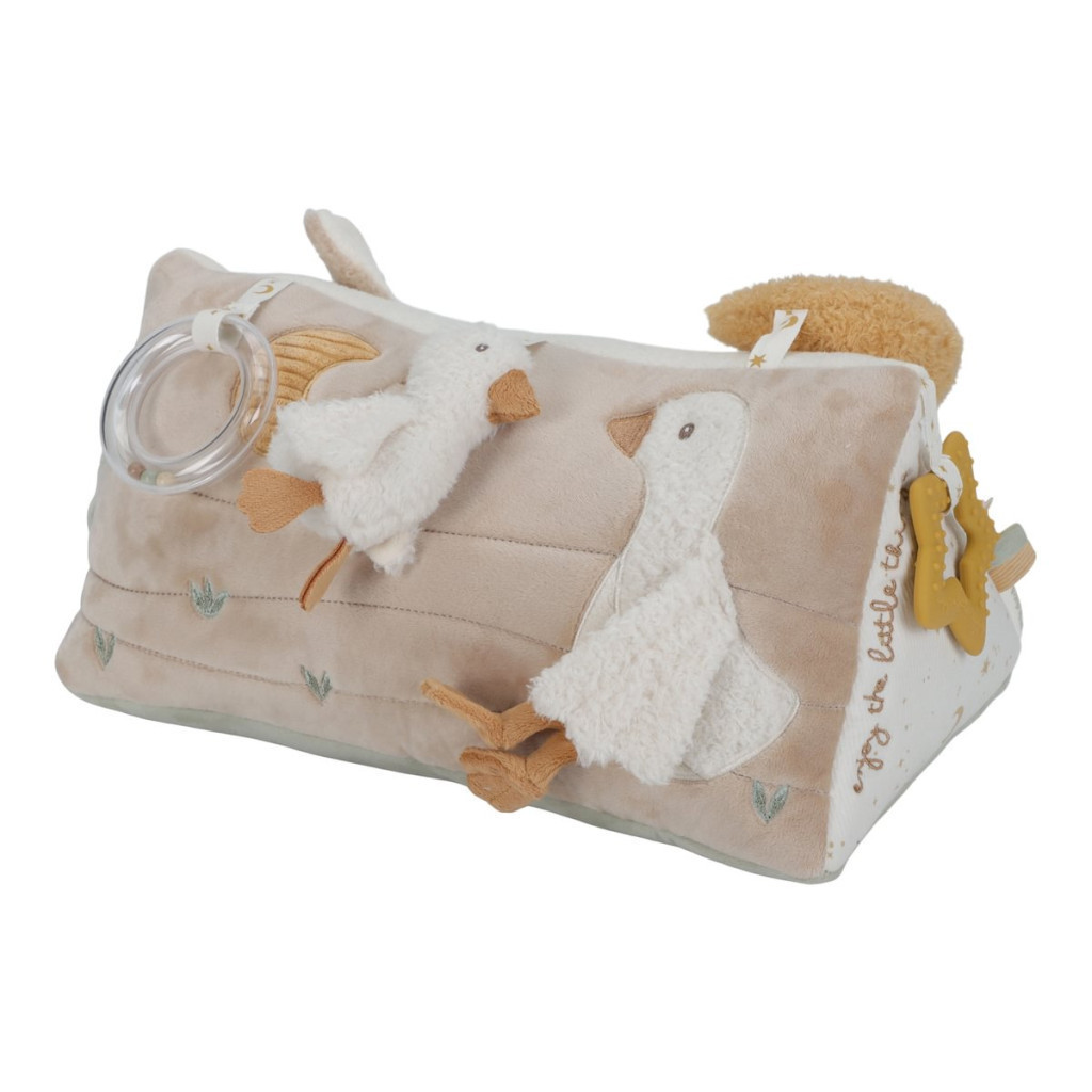 Little Dutch plüss készségfejlesztő háromszög - Newborn Naturals – alternatív kép 1