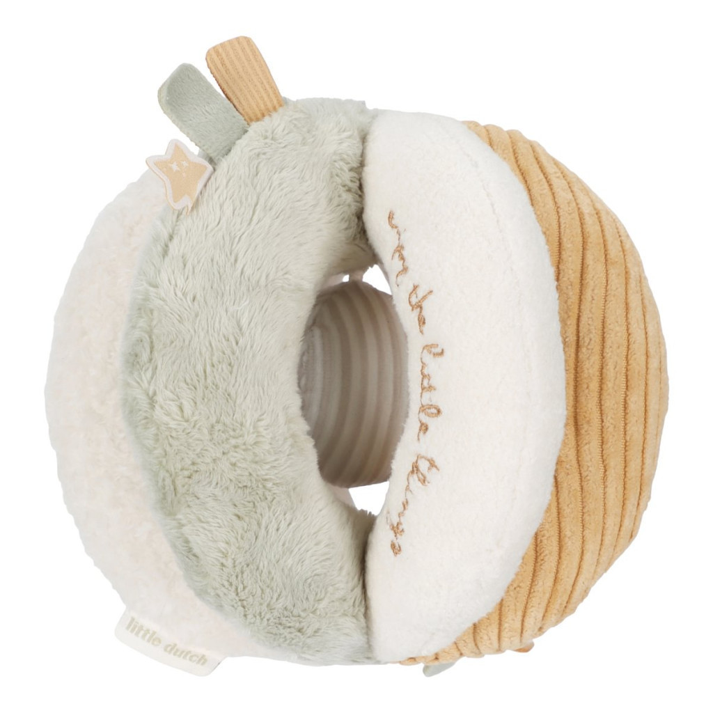 Little Dutch készségfejlesztő plüss labda - Newborn Naturals – alternatív kép 1
