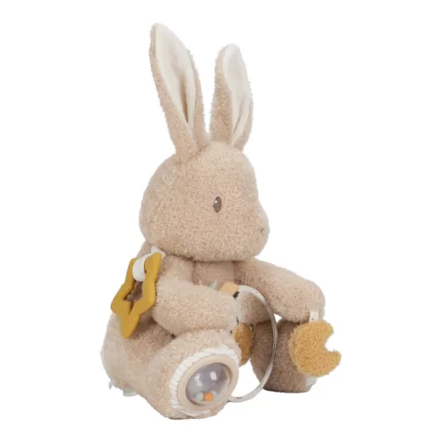 Little Dutch activity plüss nyuszi - Newborn Naturals, 0–2 év, Többszínű