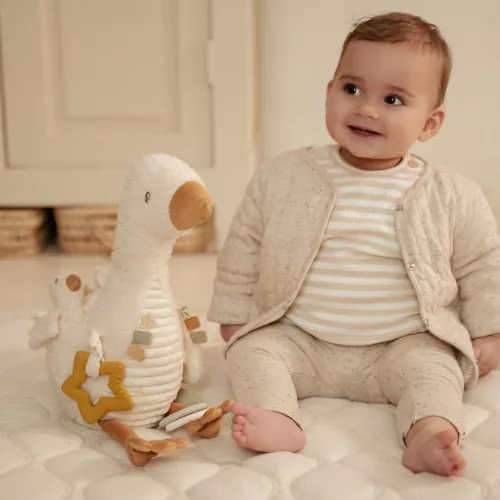 Little Dutch activity plüss gúnár - Newborn Naturals, 0–2 év, Többszínű