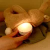 Little Dutch alvást segítő zenélő nyuszi éjjeli fénnyel - Newborn Naturals, 0–2 év, Többszínű