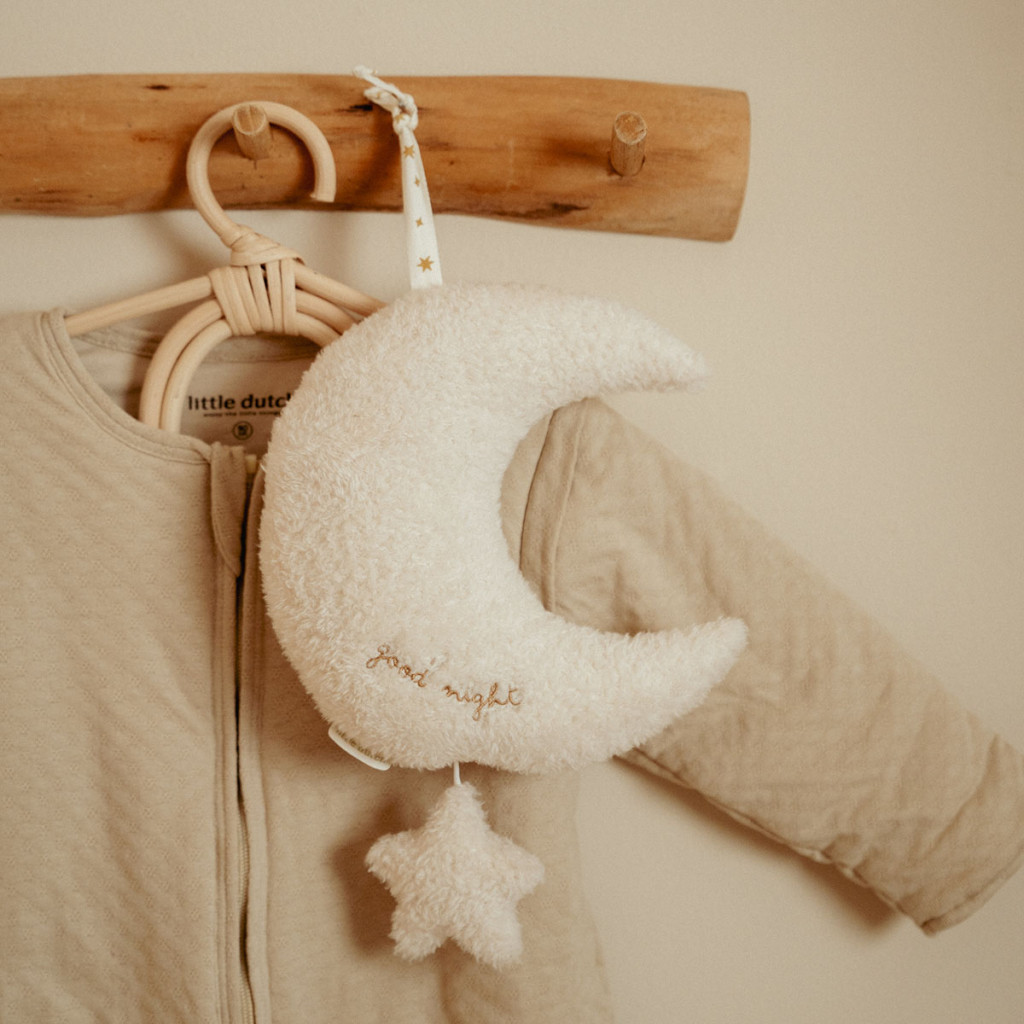 Little Dutch felhúzható zenélő plüss - Newborn Naturals – alternatív kép 2