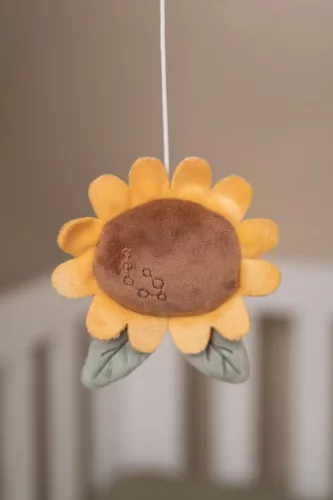 Little Dutch zenélő körforgó natúr fa vázzal -  Little Farm