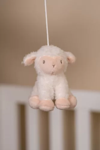 Little Dutch zenélő körforgó natúr fa vázzal -  Little Farm