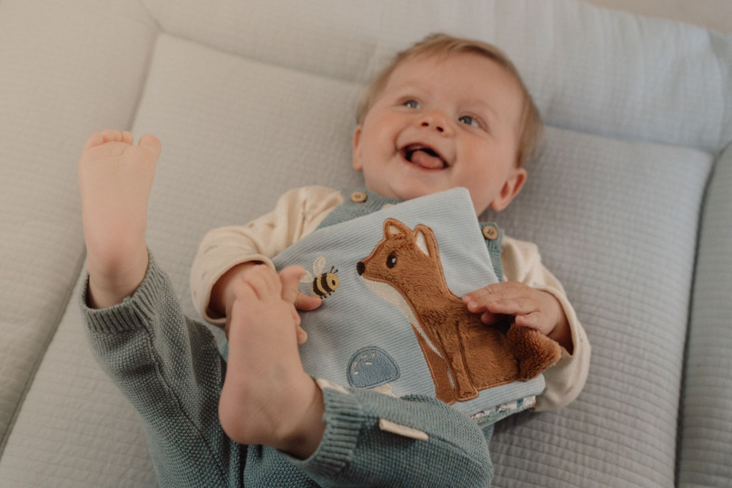Little Dutch textil babakönyv nagy - Forest Friends – alternatív kép 1