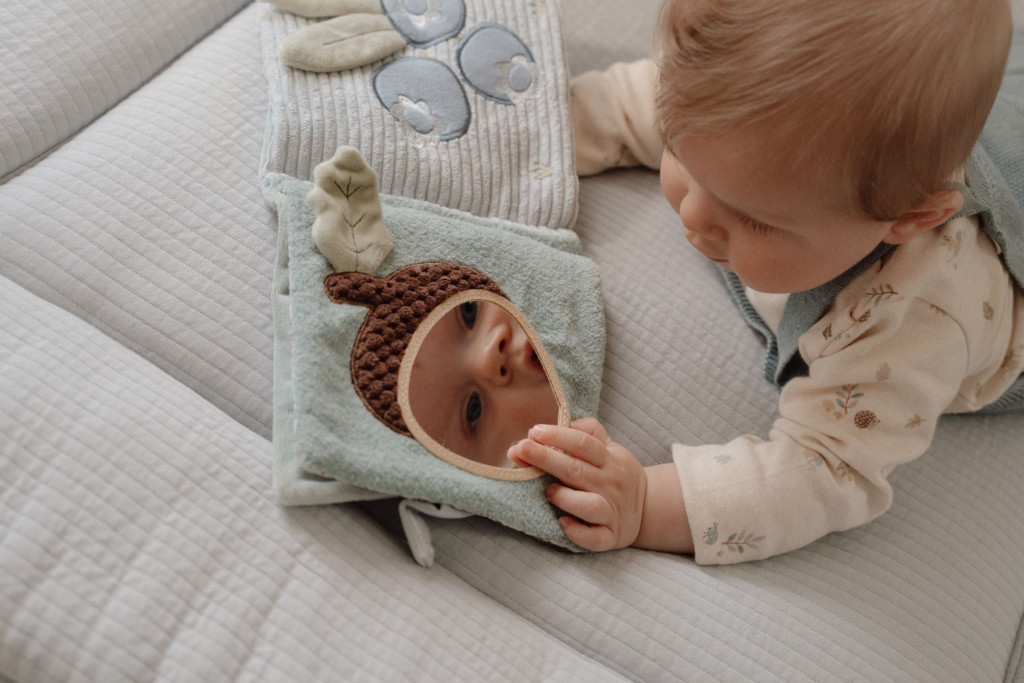 Little Dutch textil babakönyv nagy - Forest Friends – alternatív kép 3