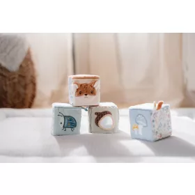 Little Dutch plüss kockák - Forest Friends