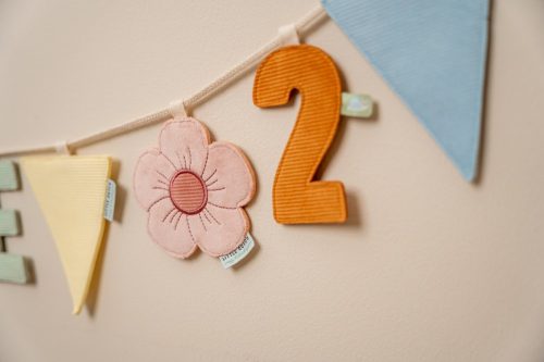 Little Dutch felfűzhető textil betű H