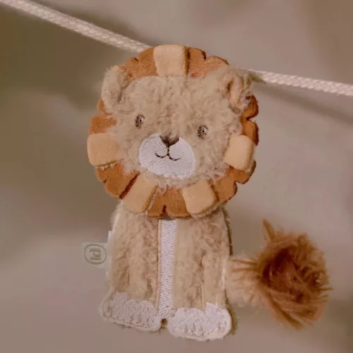 Little Dutch felfűzhető oroszlán- Safari Friends, 0–2 év, Többszínű