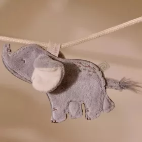 Little Dutch felfűzhető elefánt- Safari Friends, 0–2 év, Többszínű