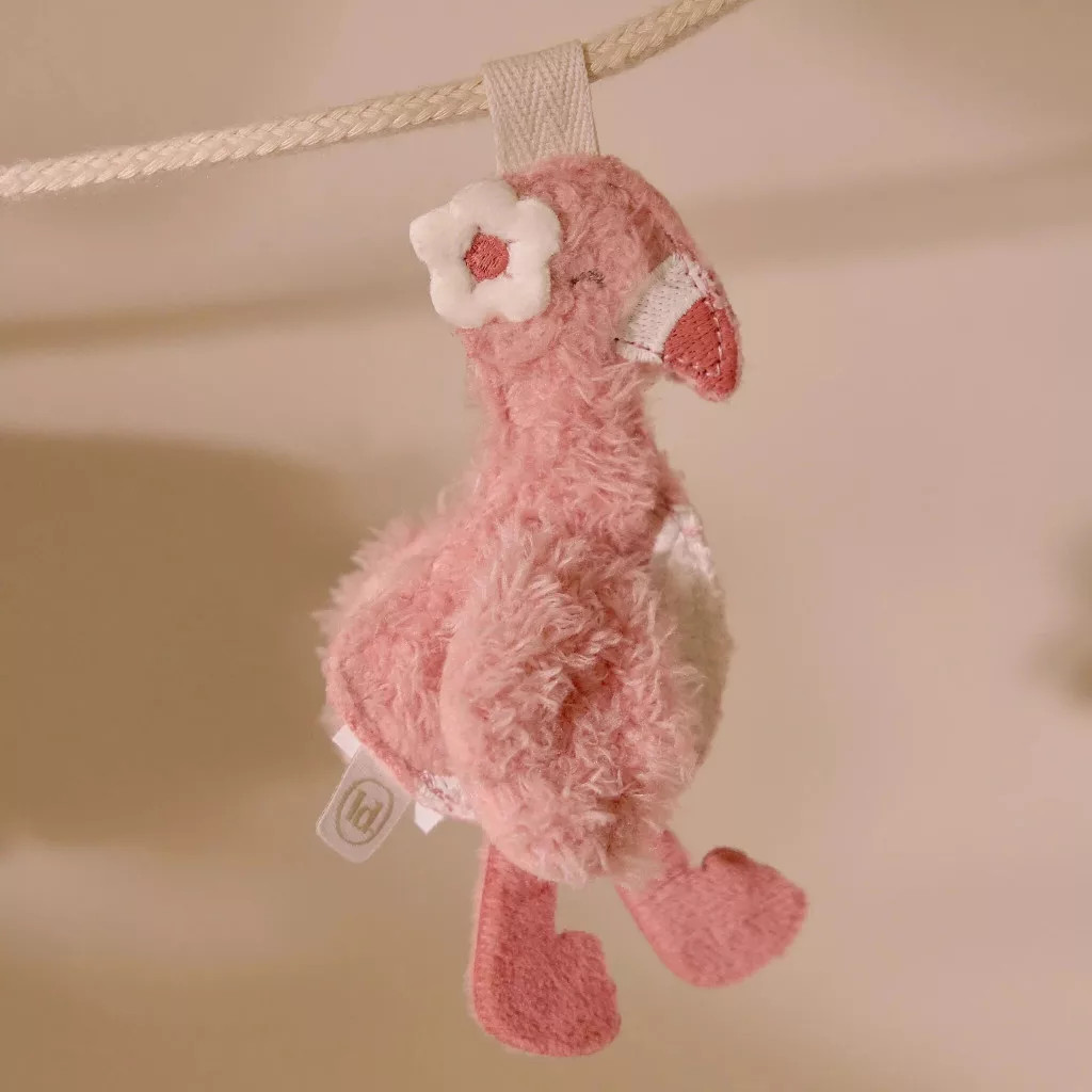 Little Dutch felfűzhető flamingó -  Safari Friends – alternatív kép 1