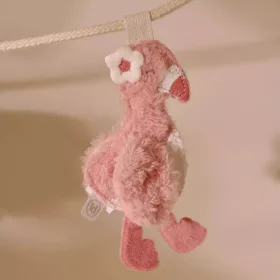 Little Dutch felfűzhető flamingó -  Safari Friends, 0–2 év, Többszínű