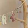 Little Dutch felfűzhető flamingó -  Safari Friends, 0–2 év, Többszínű