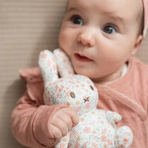 Little Dutch Miffy nyuszi 15 cm teljes felületén mintás - Lucky Blossom, 6–8 év, Többszínű