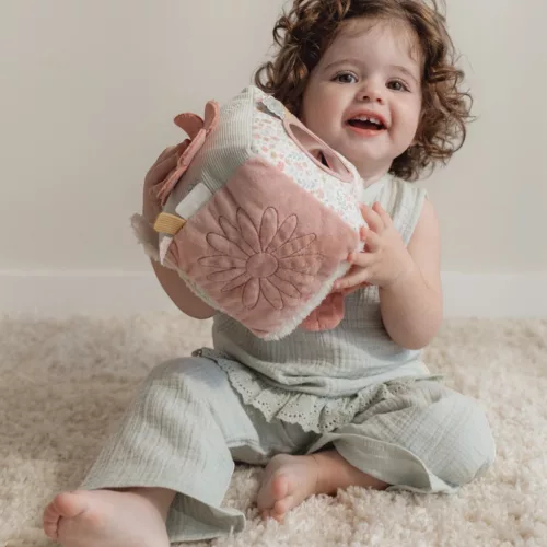 Little Dutch Miffy készségfejlesztő plüss kocka - Lucky Blossom