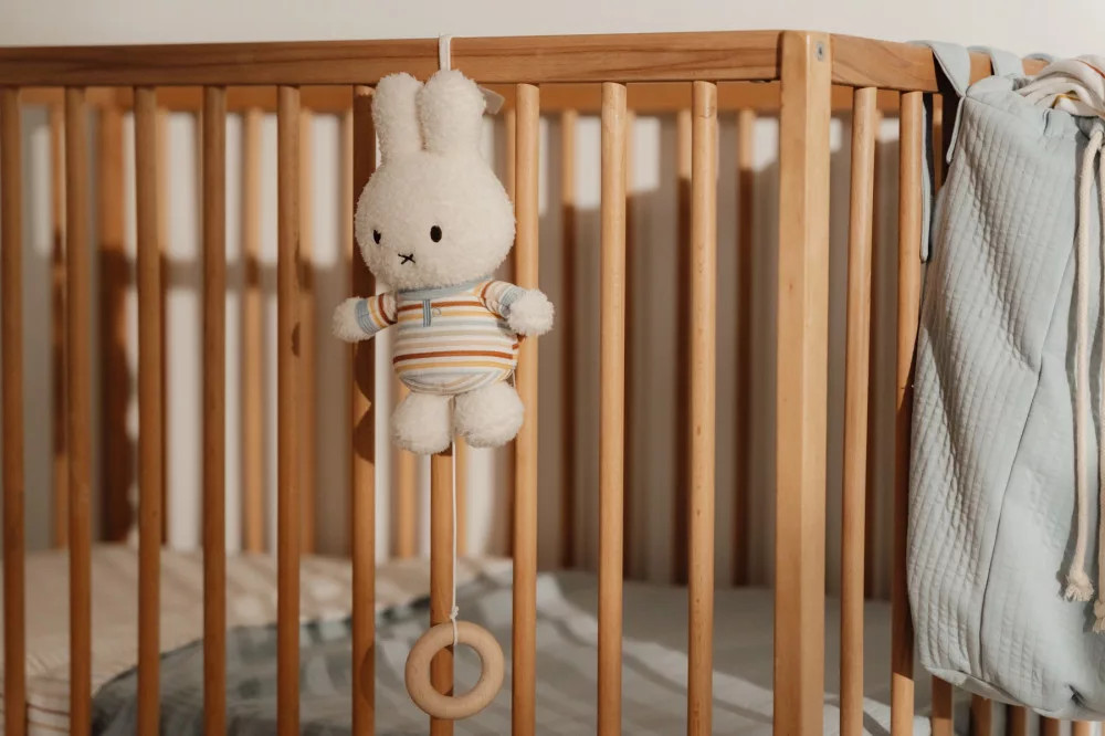 Little Dutch miffy felhúzható zenélő babajáték - vintage csíkos – alternatív kép 2