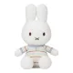 Little Dutch Miffy nyuszi (35 cm) – vintage csíkos, Fehér, Bézs, Világoskék, Barna