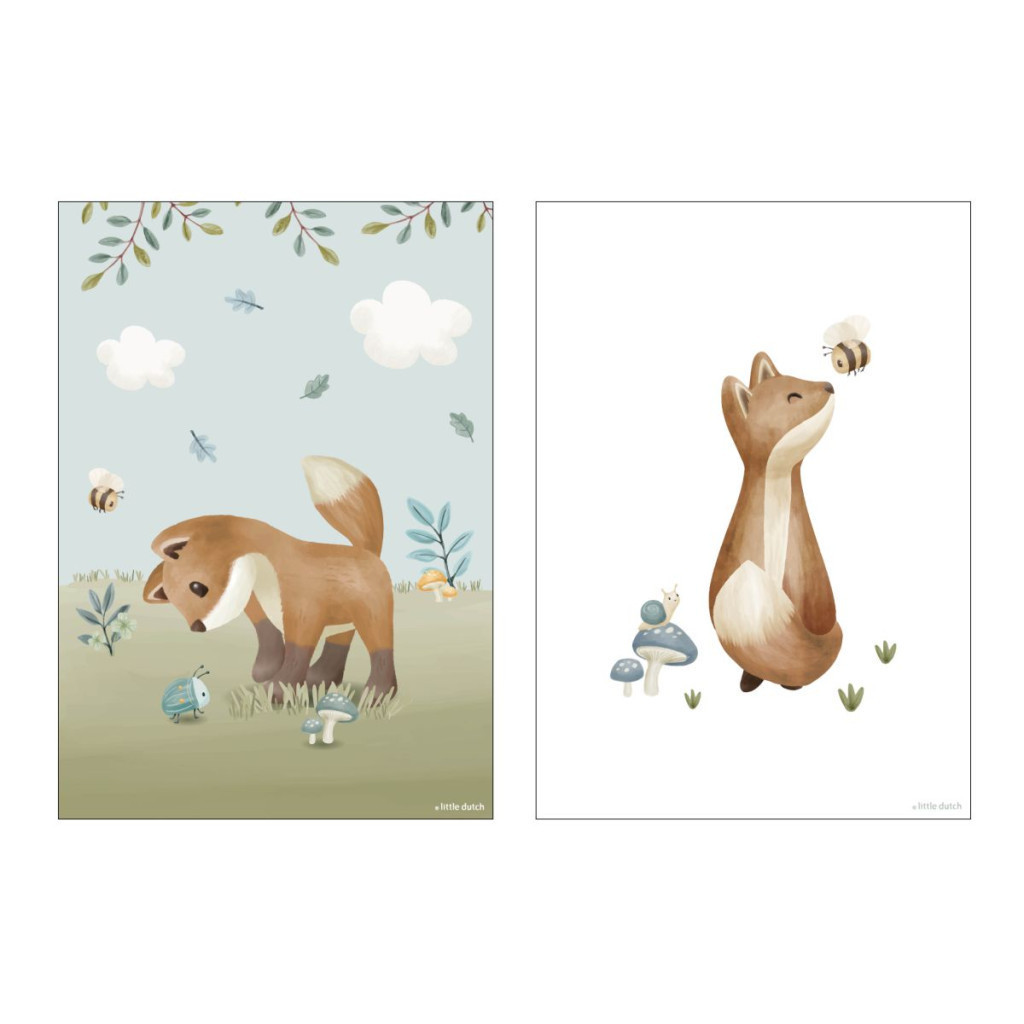 Little Dutch két oldalas poszter Forest Friends – fő nézet