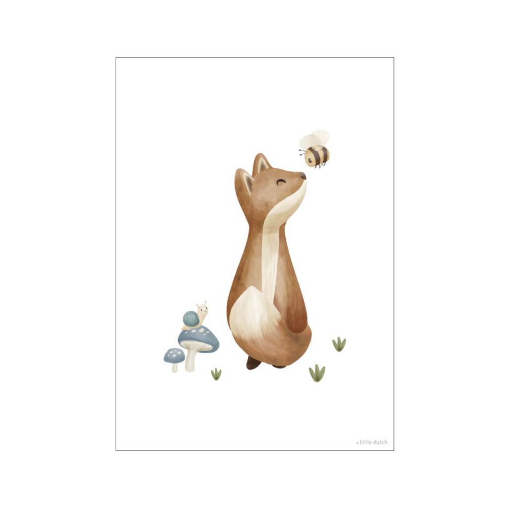 Little Dutch két oldalas poszter Forest Friends – alternatív kép 2