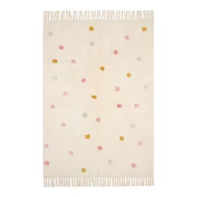 Little Dutch gyerekszőnyeg pink pöttyös 120x170 cm