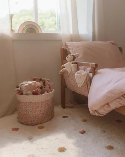 Little Dutch gyerekszőnyeg pink pöttyös 120x170 cm