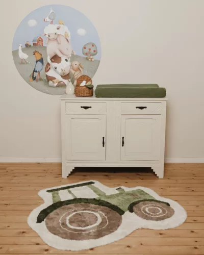 Little Dutch gyerekszőnyeg traktor 100x110 cm