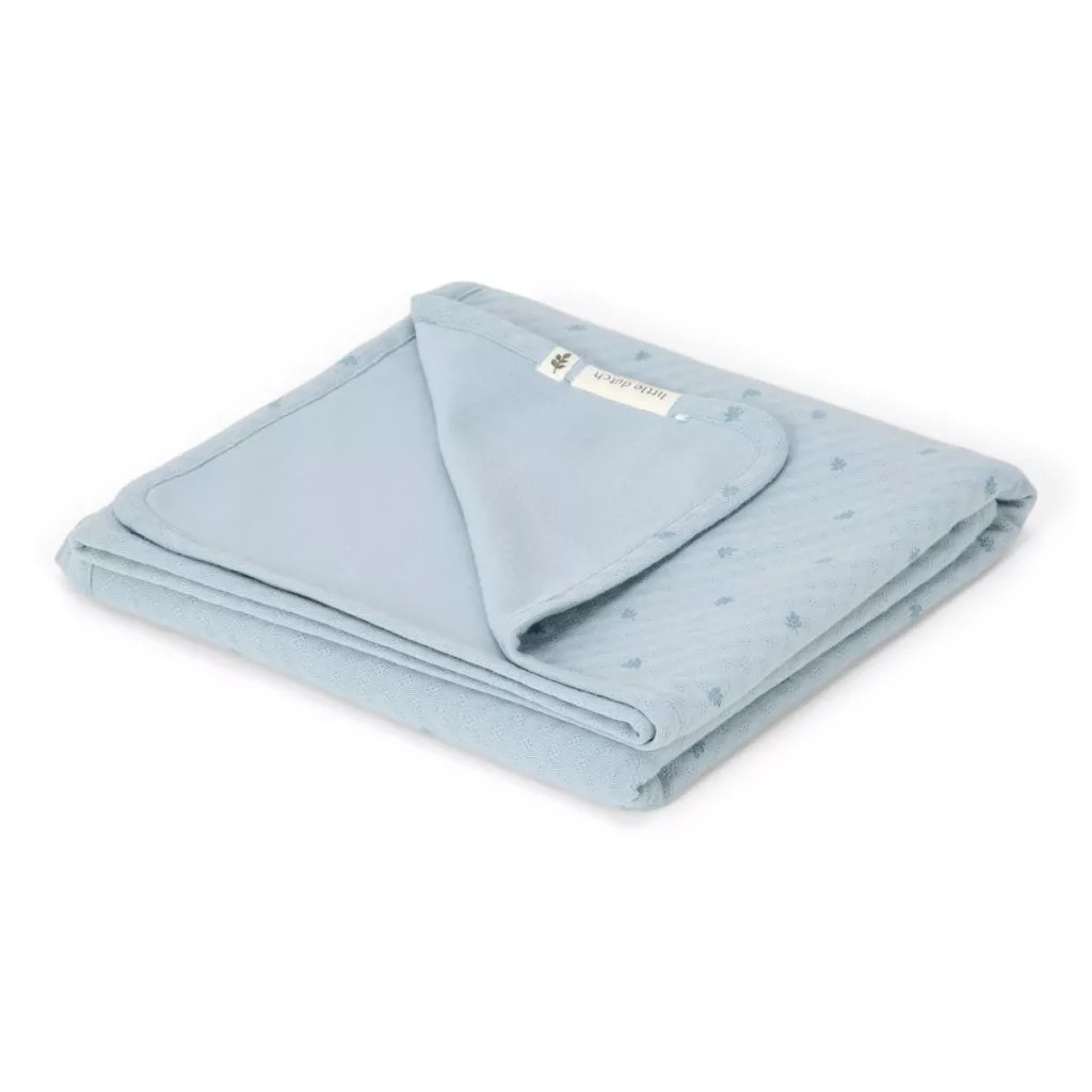 Little Dutch vékony babatakaró - Pure Denim Blue – fő nézet