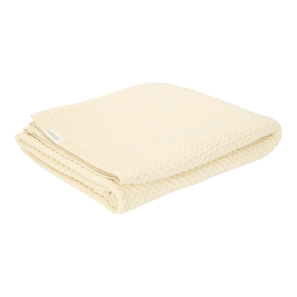 Little dutch kötött babatakaró Pure Soft White – fő nézet