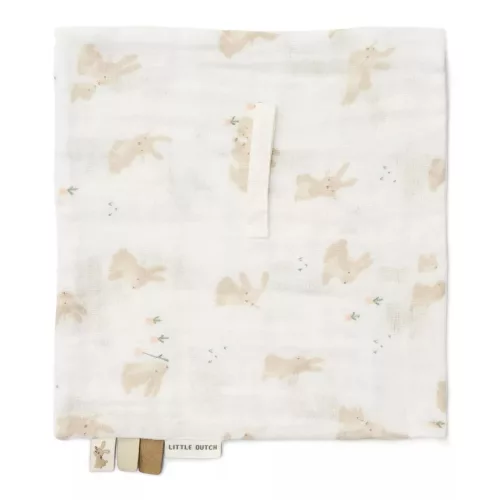 Little Dutch muszlin cumikendő - Baby Bunny, 0–2 év, Többszínű