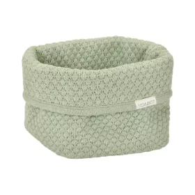 Little Dutch kötött tároló doboz 15x15 cm - Pure Sage