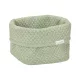 Little Dutch kötött tároló doboz 15x15 cm - Pure Sage
