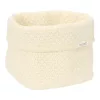 Little Dutch kötött tároló doboz 15x15 cm - Pure Soft White