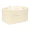 Little Dutch kötött tároló doboz 25x15 cm - Pure Soft White, 6–8 év, Fehér
