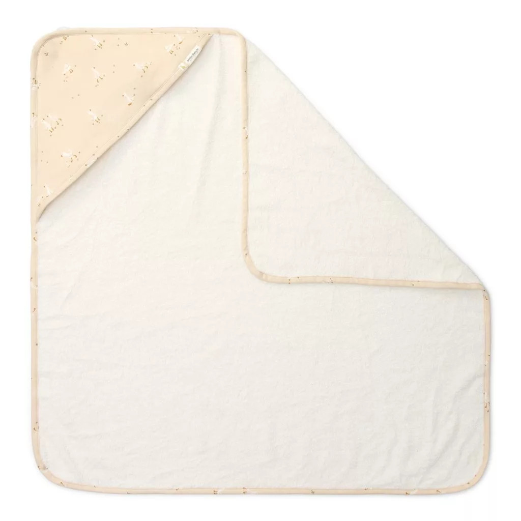 Little Dutch kapucnis fürdőlepedő 75x75 cm - Little Goose – fő nézet