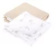 Little Dutch muszlin textilpelenka 70x70 cm (2 db) - Baby Bunny/beige, 0–2 év, Bézs