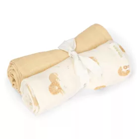   Little Dutch muszlin textilpelenka 70x70 cm 2 db - Safari Leo