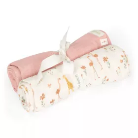   Little Dutch muszlin textilpelenka 70x70 cm 2 db - Blooming Safari