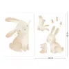 Little Dutch falmatrica szett Baby Bunny (3 ív), 0–2 év, Többszínű