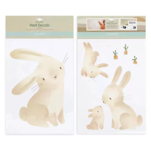 Little Dutch falmatrica szett Baby Bunny (3 ív), 0–2 év, Többszínű