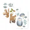 Little Dutch falmatrica szett Forest Friends (3 ív), 0–2 év, Little Dutch falmatrica szett Forest Friends (3 ív)