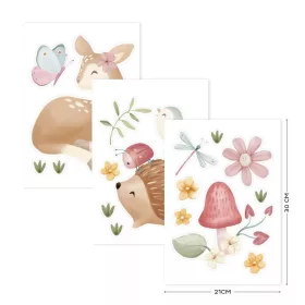 Little Dutch falmatrica szett Fairy Garden (3 ív), 0–2 év, Többszínű