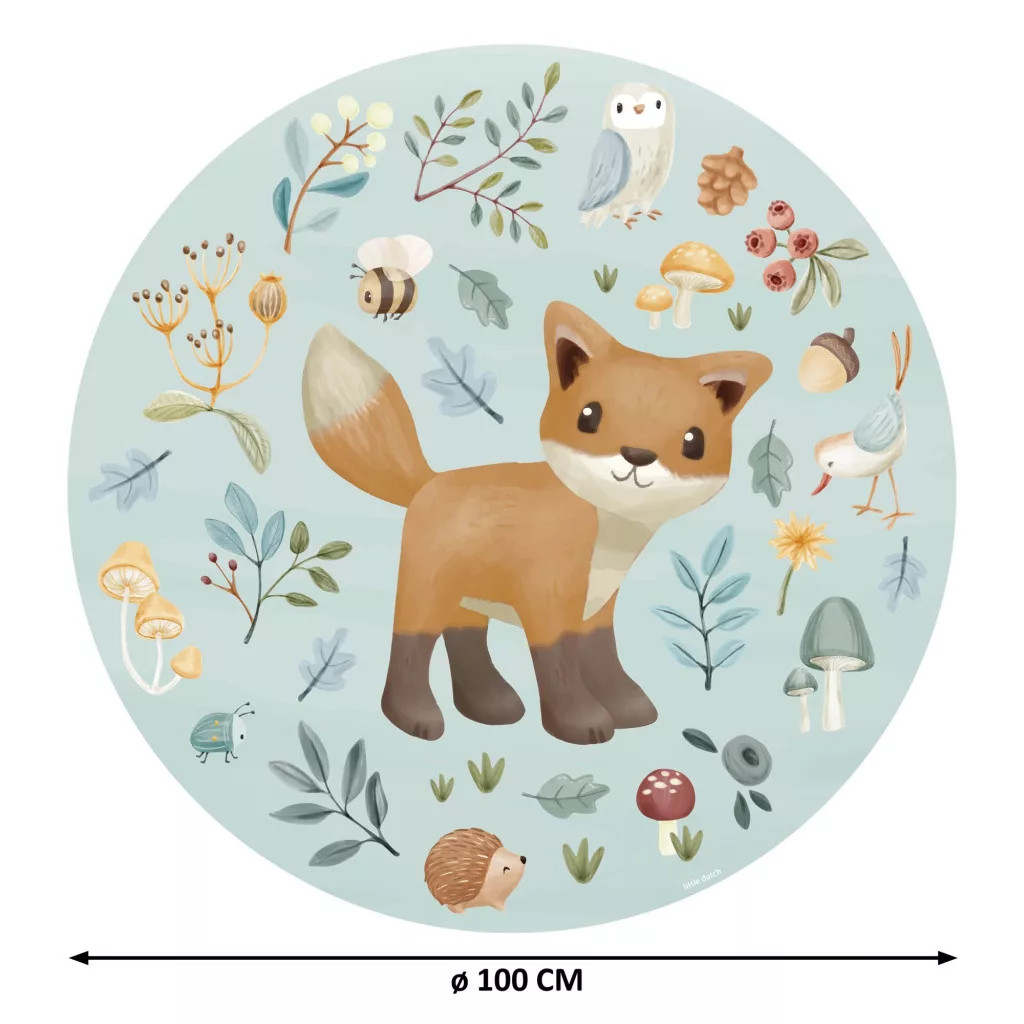 Little Dutch kerek falmatrica Forest Wonders – alternatív kép 1