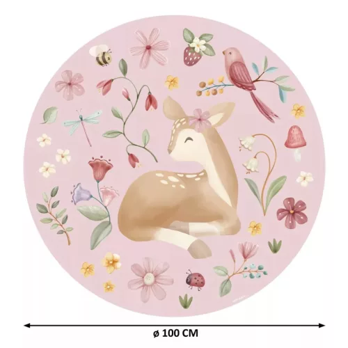 Little Dutch kerek falmatrica Fairy Wonders, 0–2 év, Többszínű