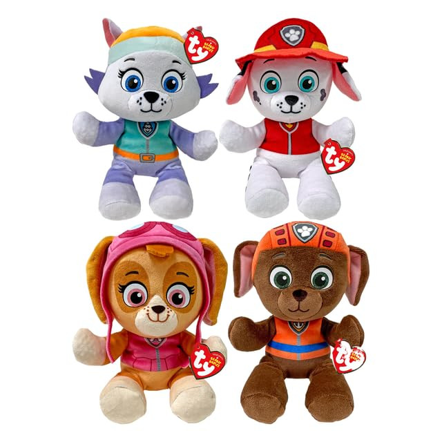 Ty Beanie Babies Soft - A Mancs őrjárat plüss figura - Skye (15 cm) alternatív kép 1